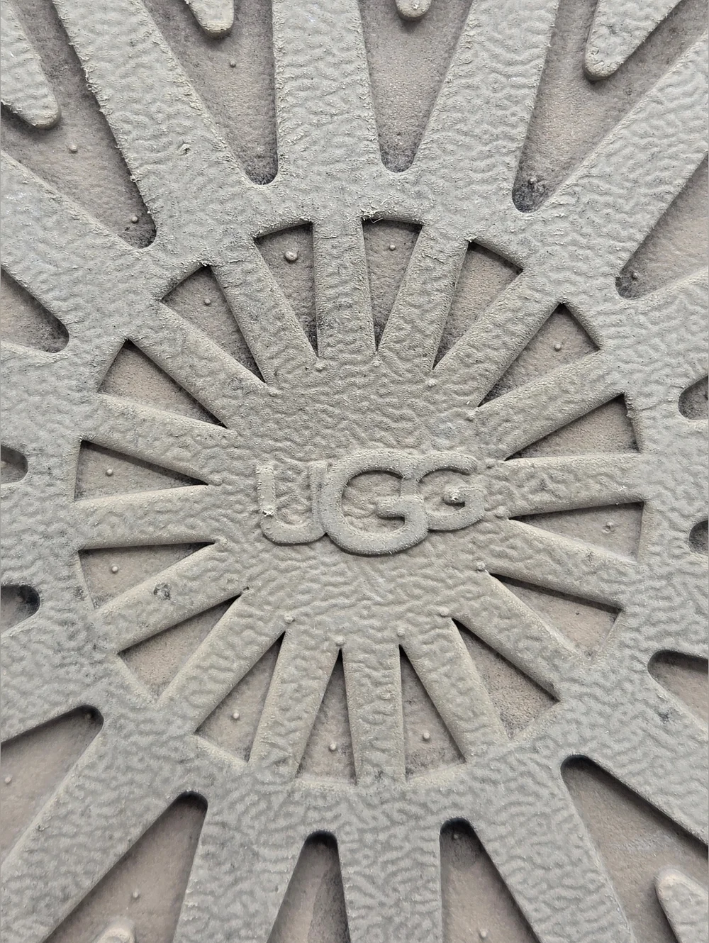 UGG Disquette Platform Suede Fur Slides Sand Size 6 - Picture 12 of 15